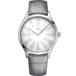 De Ville 39 mm, steel on leather strap - 428.18.39.60.05.001