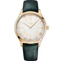 De Ville Trésor 39 mm, Moonshine™ gold on leather strap - 428.58.39.60.02.001