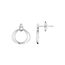 Omega Dewdrop 耳環, 18K白金, 鑽石 - E55BCA0200305