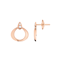 Omega Dewdrop 耳環, 18K紅金, 鑽石 - E55BGA0200305