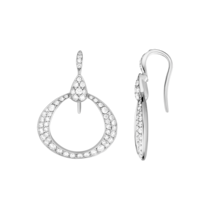 Omega Dewdrop 耳環, 18K白金, 鑽石 - E57BCA0200405