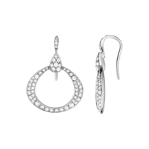 Omega Dewdrop Earring, 18K white gold, Diamonds - E57BCA0200405