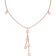 Omega Dewdrop Necklace, 18K red gold, Diamonds - N79BGA0200305