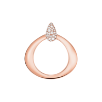 Omega Dewdrop Pendant, 18K red gold, Diamonds - P602BG0100105