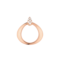 Omega Dewdrop Pendant, 18K red gold, Diamonds - P90BGA0200305