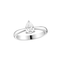 Omega Dewdrop 戒指, 18K白金, 鑽石
