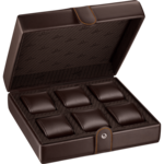 Fine Leather Watch box, Brown - 7070320012