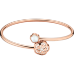 Omega Flower Bracelet, 18K red gold, Mother-of-pearl cabochon - B603BG0700200