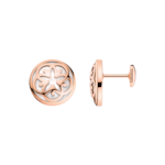 Omega Flower 耳環, 18K紅金, 蛋面切割珍珠貝母 - E54BGA0204002