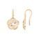 Omega Flower 耳環, 18K黃金, 蛋面切割珍珠貝母 - E603BB0700105