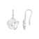 Omega Flower 耳環, 蛋面切割珍珠貝母, 18K白金 - E603BC0700105