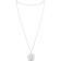Omega Flower 頸鏈, 18K白金, 鑽石, 蛋面切割珍珠貝母 - L603BC0400105