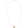 Omega Flower 頸鏈, 18K黃金, 蛋面切割孔雀石 - N603BB0700205