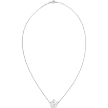 Omega Flower Necklace, 18K white gold, Mother-of-pearl cabochon - N603BC0700205