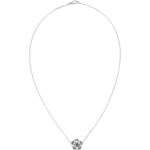 Omega Flower 頸鏈, 18K白金, 蛋面切割大溪地珍珠貝母 - N603BC0700305