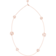 Omega Flower 頸鏈, 18K紅金, 蛋面切割珍珠貝母 - N603BG0700105
