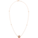 Omega Flower 頸鏈, 18K紅金, 蛋面切割紅玉髓 - N603BG0700205