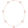 Omega Flower 頸鏈, 18K紅金, 蛋面切割珍珠貝母 - N80BGA0204005