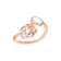 Omega Flower 戒指, 18K紅金, 蛋面切割珍珠貝母 - R603BG07002XX
