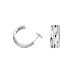 Ladymatic 耳環, 18K白金, 鑽石 - E604BC0100105
