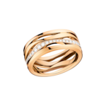 Ladymatic Ring, Diamonds, 18K yellow gold - R50BBA05003XX