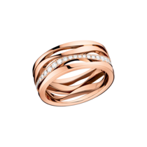 Ladymatic Ring, 18K red gold, Diamonds - R50BGA05003XX