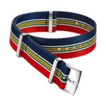 NATO strap - Polyamide striped multi-coloured strap - 031CWZ010690