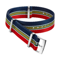 NATO strap - Polyamide striped multi-coloured strap - 031CWZ010690