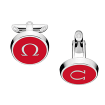 Omegamania Cufflinks, Stainless steel - C91STA0206405