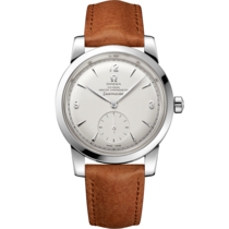 Seamaster 38 mm, steel on leather strap - 511.12.38.20.02.001