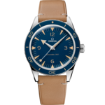 Seamaster 41 mm, steel on leather strap - 234.32.41.21.03.001