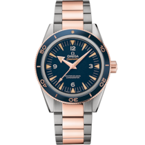 Seamaster 300 41 mm, titanium - Sedna™ gold on titanium - Sedna™ gold - 233.60.41.21.03.001