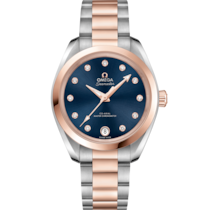 Seamaster Aqua Terra 150M 34 mm, steel - Sedna™ gold on steel - Sedna™ gold - 220.20.34.20.53.001