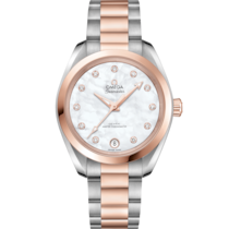 Seamaster Aqua Terra 150M 34 mm, steel - Sedna™ gold on steel - Sedna™ gold - 220.20.34.20.55.001