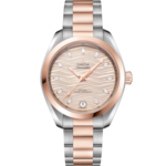 Seamaster 34 mm, steel - Sedna™ gold on steel - Sedna™ gold - 220.20.34.20.59.001