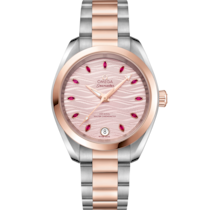 Seamaster Aqua Terra 150M 34 mm, steel - Sedna™ gold on steel - Sedna™ gold - 220.20.34.20.60.001