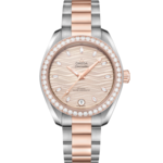 Seamaster 34 mm, steel - Sedna™ gold on steel - Sedna™ gold - 220.25.34.20.59.001