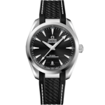 Seamaster 38 mm, steel on rubber strap - 220.12.38.20.01.001