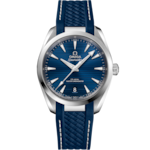 Seamaster 38 mm, steel on rubber strap - 220.12.38.20.03.001