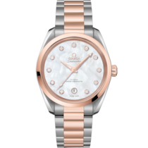 Seamaster 38 mm, steel - Sedna™ gold on steel - Sedna™ gold - 220.20.38.20.55.001