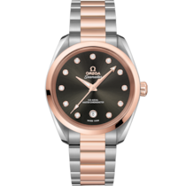 Seamaster 38 mm, steel - Sedna™ gold on steel - Sedna™ gold - 220.20.38.20.56.001