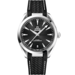 Seamaster 41 mm, steel on rubber strap - 220.12.41.21.01.001