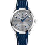 Seamaster 41 mm, steel on rubber strap - 220.12.41.21.06.001