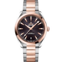 Seamaster 41 mm, steel - Sedna™ gold on steel - Sedna™ gold - 220.20.41.21.06.001