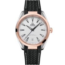 Seamaster Aqua Terra 150M 41 mm, steel - Sedna™ gold on rubber strap - 220.22.41.21.02.001