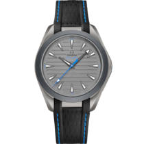 Seamaster 41 mm, titanium on rubber strap - 220.92.41.21.06.002