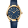 Seamaster 41 mm, yellow gold on leather strap - 522.53.41.21.03.001