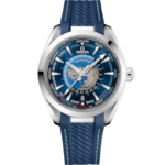 Seamaster 43 mm, steel on rubber strap - 220.12.43.22.03.001