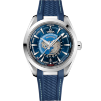 Seamaster 43 mm, steel on rubber strap - 220.12.43.22.03.001