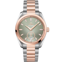 Seamaster 38 mm, steel - Sedna™ gold on steel - Sedna™ gold - 220.20.38.20.10.001